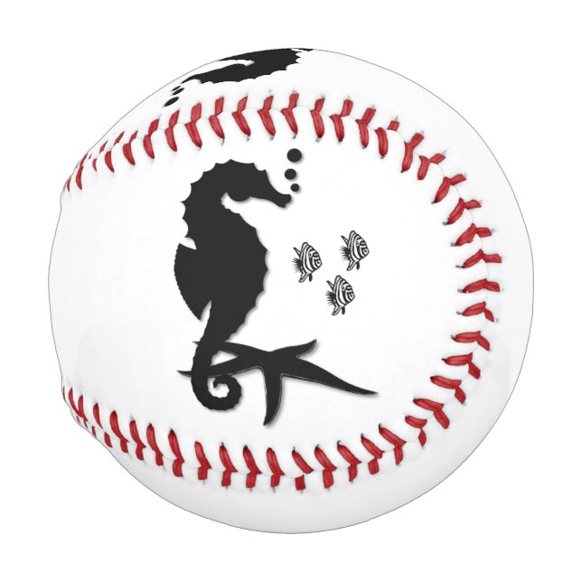 Seahorse Initialised Baseball (Back Left)