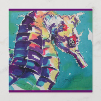 Seahorse Invitation