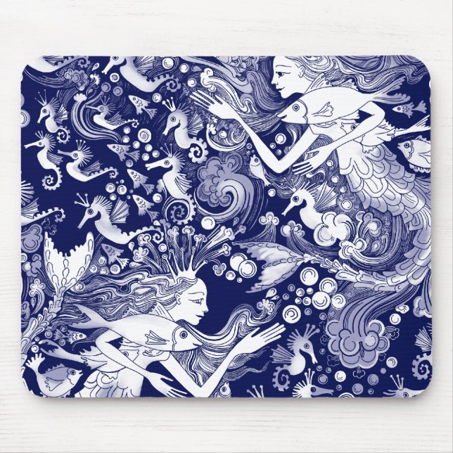 Seahorse kingdom mouse pad (Front)