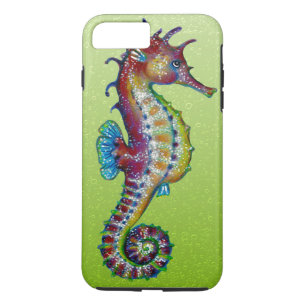 Seahorse Lime Green iPhone 8 Plus/7 Plus Case