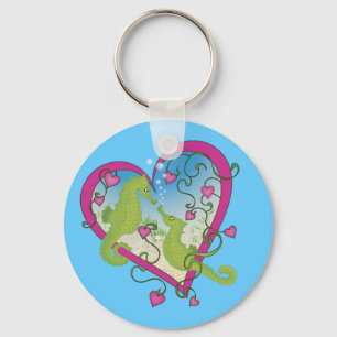 Seahorse Love Key Ring