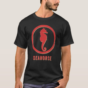 Seahorse Lover Vintage Retro Style Animal T-Shirt