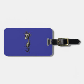 seahorse luggage tag