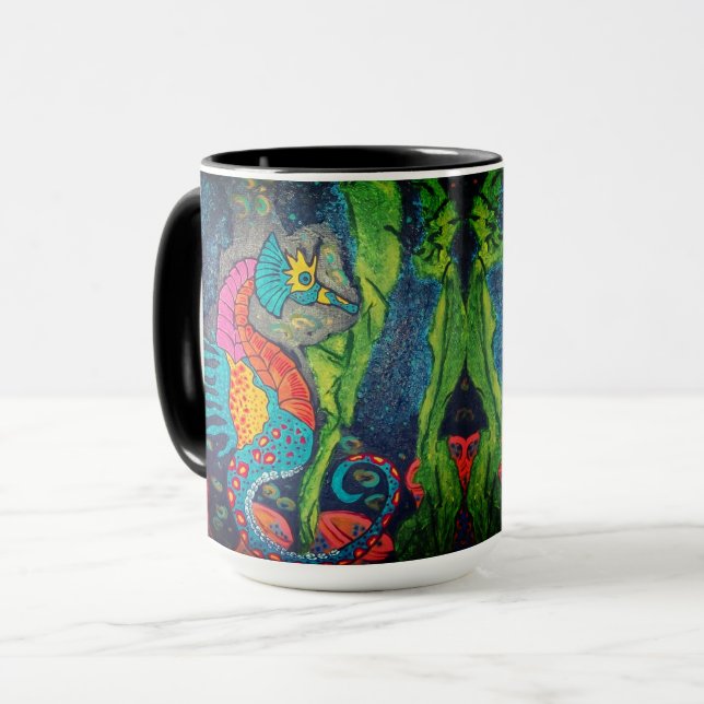 Seahorse Mug (Front Left)