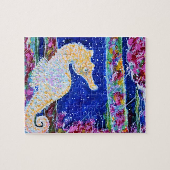 Seahorse Painting Jigsaw Puzzle (Horizontal)