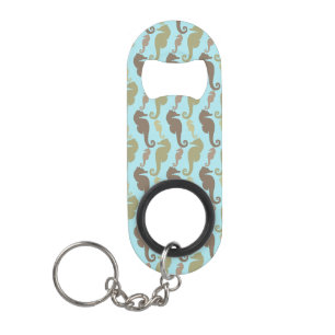 Seahorse Pattern Aqua Blue