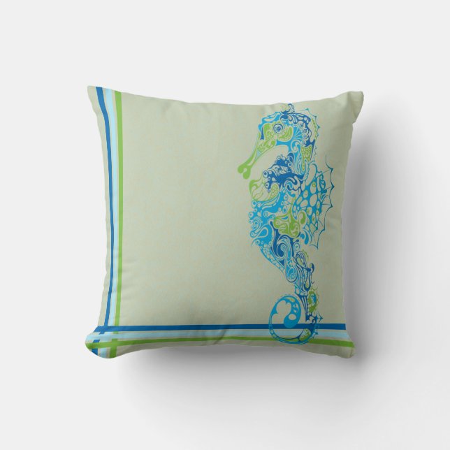 Seahorse Pillow Design (Front)