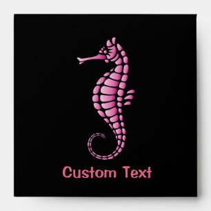 Seahorse Pink Envelope