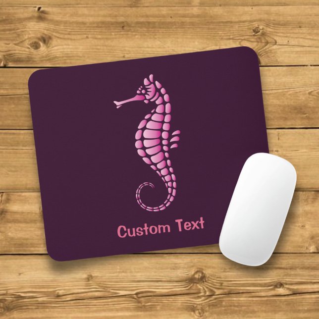 Seahorse Pink Mouse Pad (Creator Uploaded)