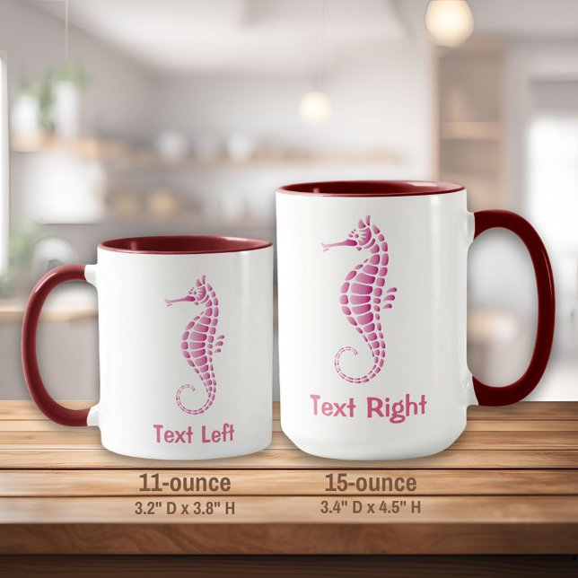Seahorse Pink Mug (Creator Uploaded)