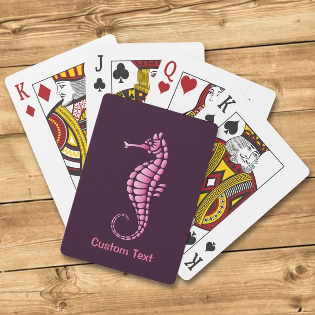 Seahorse Pink Playing Cards (Creator Uploaded)