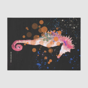 Seahorse - Pink Tissue Paper
