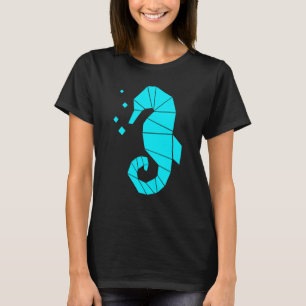 Seahorse Polygon Aquatic Sea Animal Fish Hippocamp T-Shirt