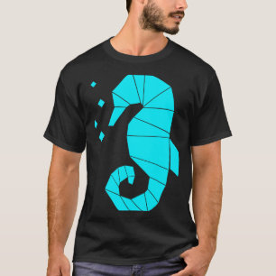 Seahorse Polygon Aquatic Sea Animal Fish Hippocamp T-Shirt