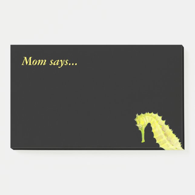 Seahorse Post-it Notes (Front)