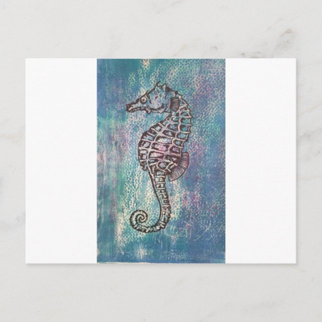 Seahorse Postcard (Front)