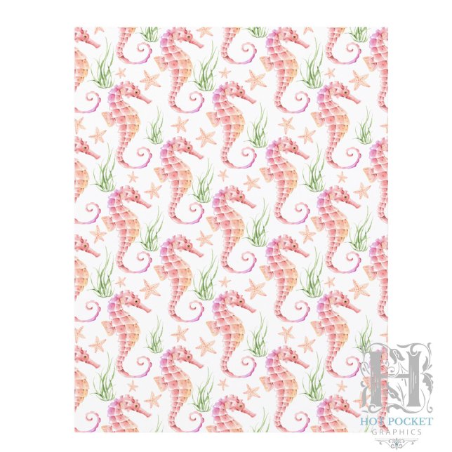 Seahorse Scrapbook Paper (Creator Uploaded)