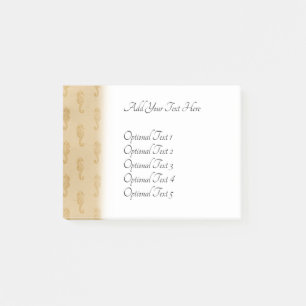 Seahorse Sea Animal Lover Vintage Style Post-it Notes