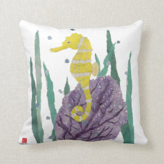 Seahorse, Sea Fan Cushion