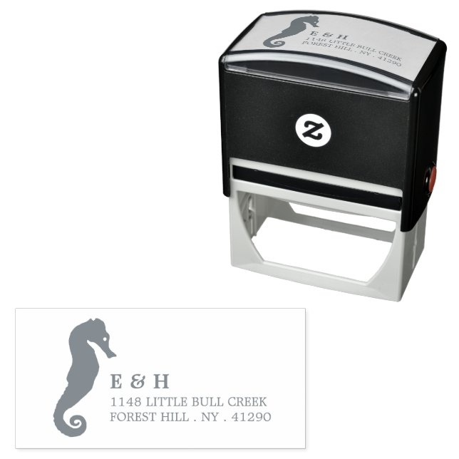 Seahorse Self-inking Stamp (In Situ)