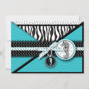 Seahorse Sensation Baby Shower Invitation