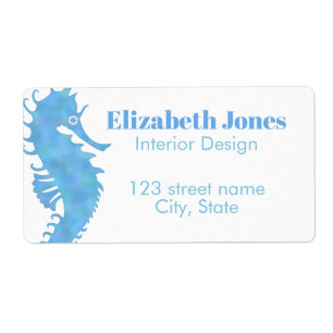Seahorse Shipping Labels