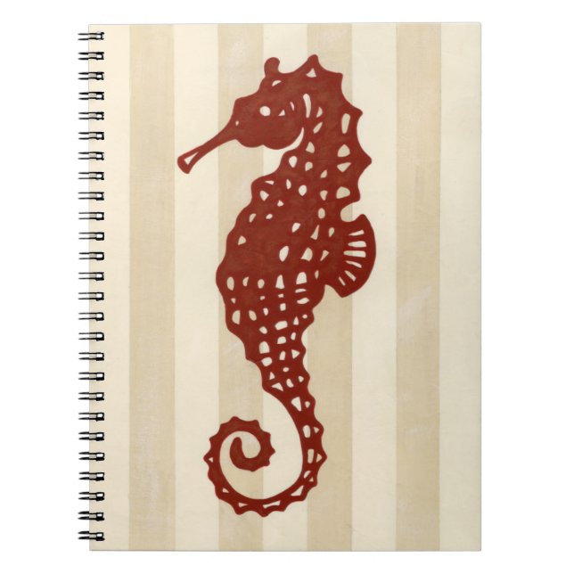 Seahorse Silhouette Notebook (Front)