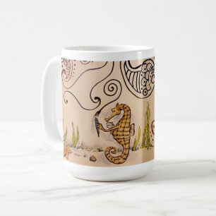 Seahorse Swirl Mug