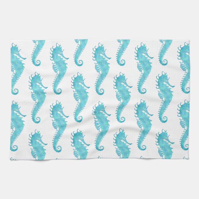 Seahorse Tea Towel (Horizontal)