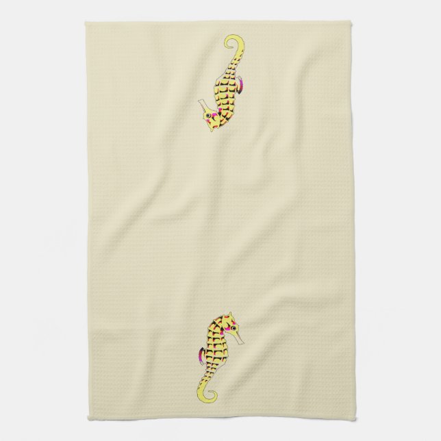 Seahorse Tea Towel (Vertical)