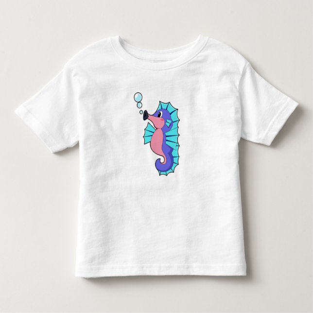 Seahorse Toddler T-Shirt (Front)