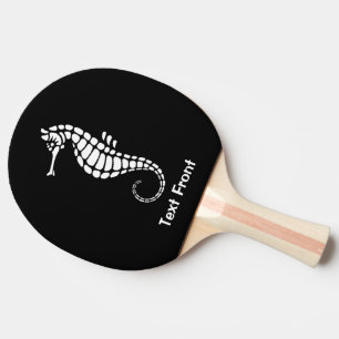 Seahorse White Ping Pong Paddle