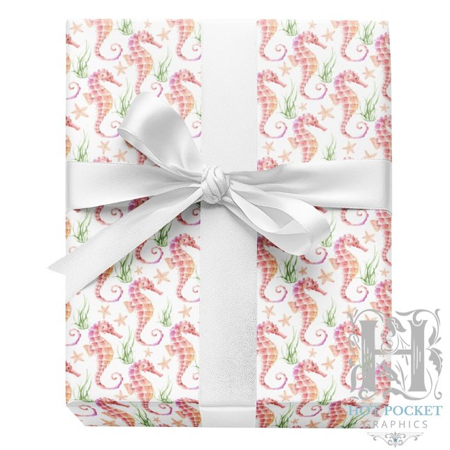 Seahorse Wrapping Paper (Creator Uploaded)
