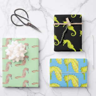 Seahorse Wrapping Paper Sheet