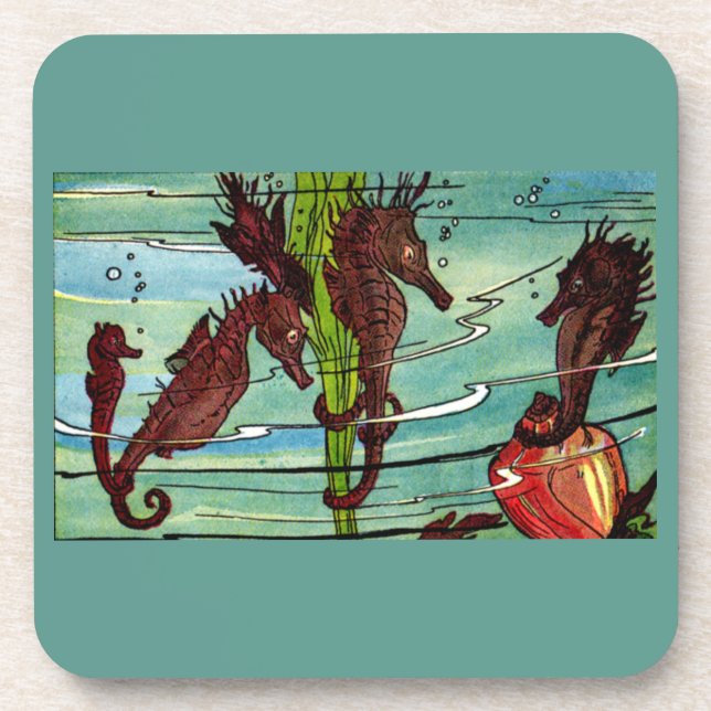 seahorses coaster (Front)