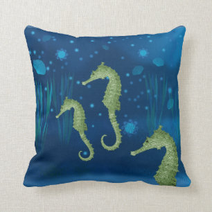 Seahorses Cushion