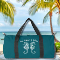 Seahorses-Fisherman Core-Hawaiian-Teal