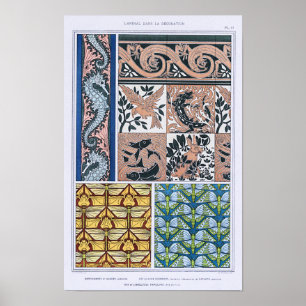 Seahorses, Lizards, Dragonflies, Butterflies Poster