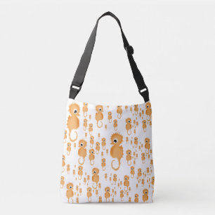 Seahorses Pattern Crossbody Bag