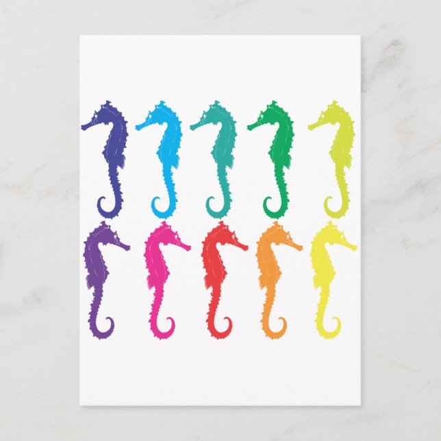Seahorses Postcard (Front)