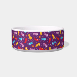 Seahorses Seamless Pattern Bowl