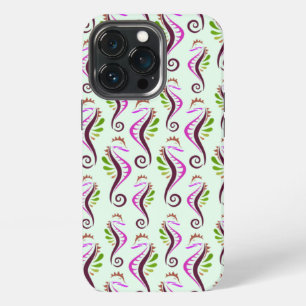 Seahorses Seamless Pattern iPhone 13 Pro Case