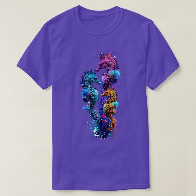 Seahorses T-Shirt (Design Front)