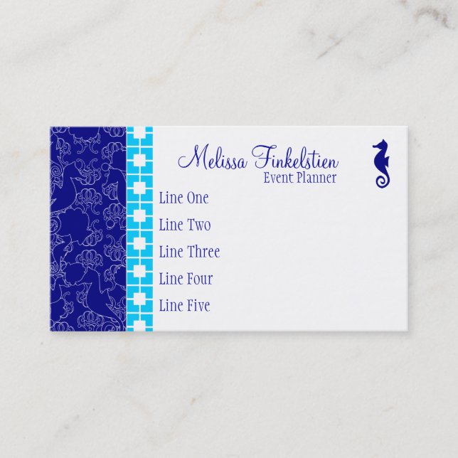 Seahorsing Around Business Card (Front)