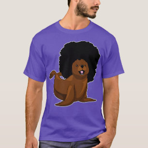 Seal Afro Hairs T-Shirt