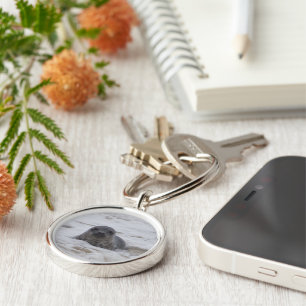 Seal - Animal Image Premium Round Keychain