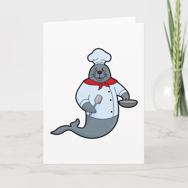 Seal as Cook with Pan & Spatula Card (Front)