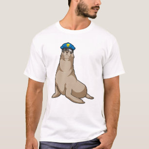 Seal as Police officer T-Shirt