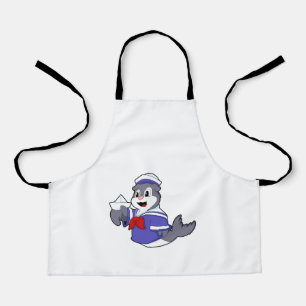 Seal as Sailor with Boat Apron