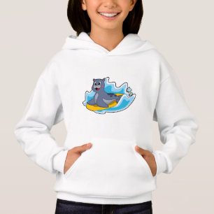 Seal as Surfer with Surfboard